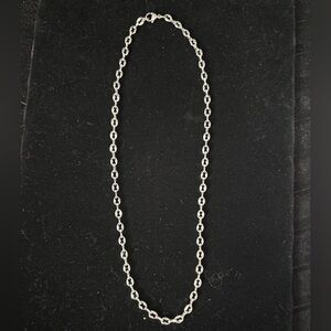 New coffee bean stainless steel necklace approx 17"